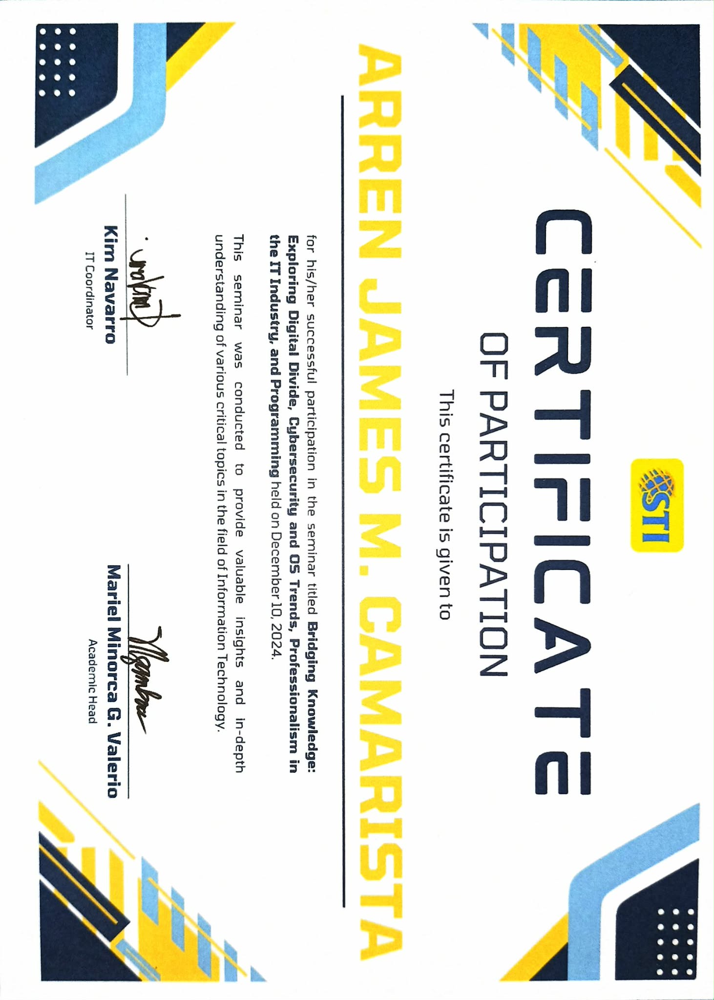 Bridging Knowledge seminar promotional image